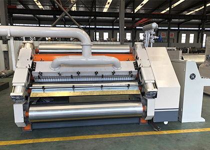 Corrugated cardboard production line